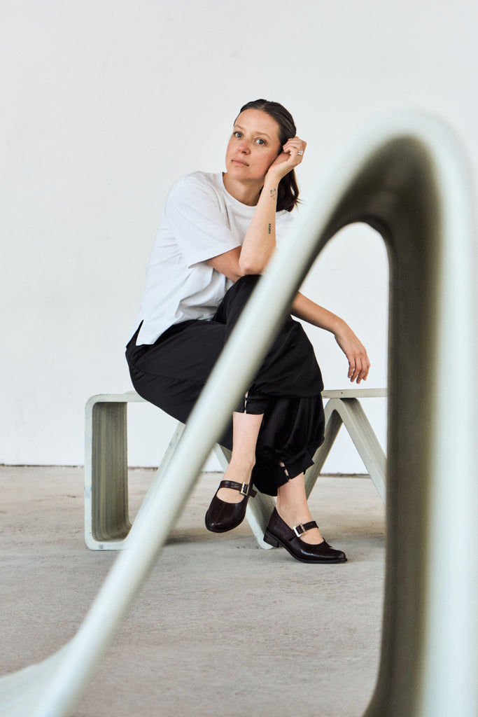 zapato cuero mujer