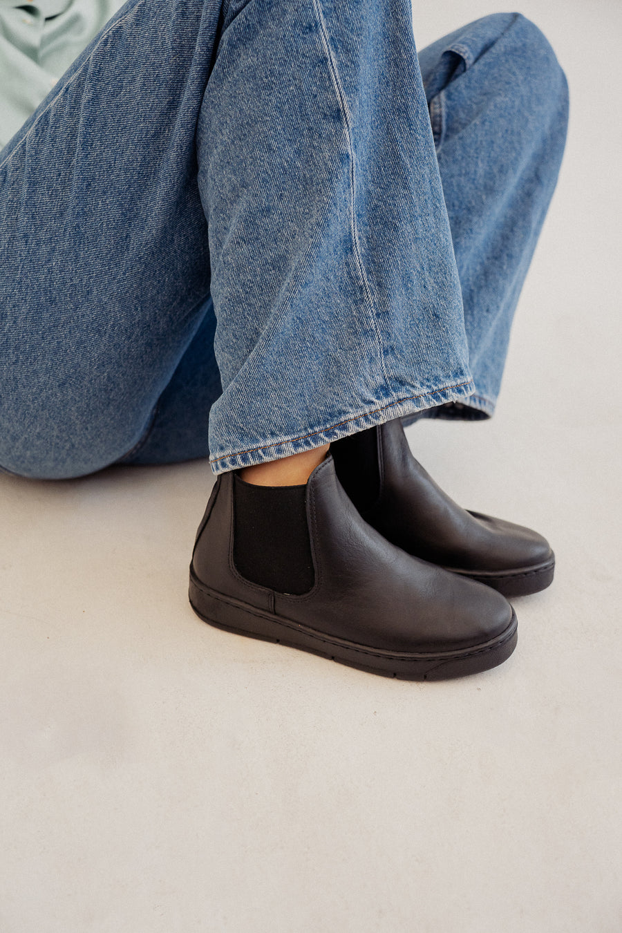 Botin de cuero