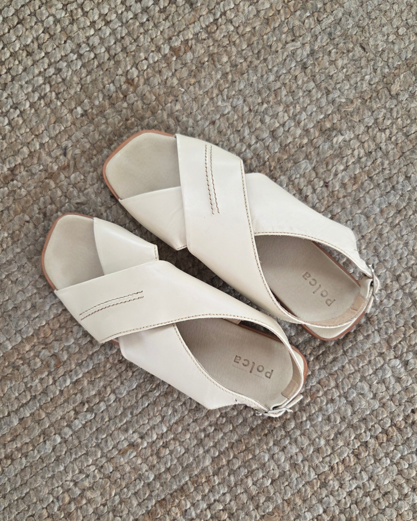 Sandalia Crossover Napa Marfil