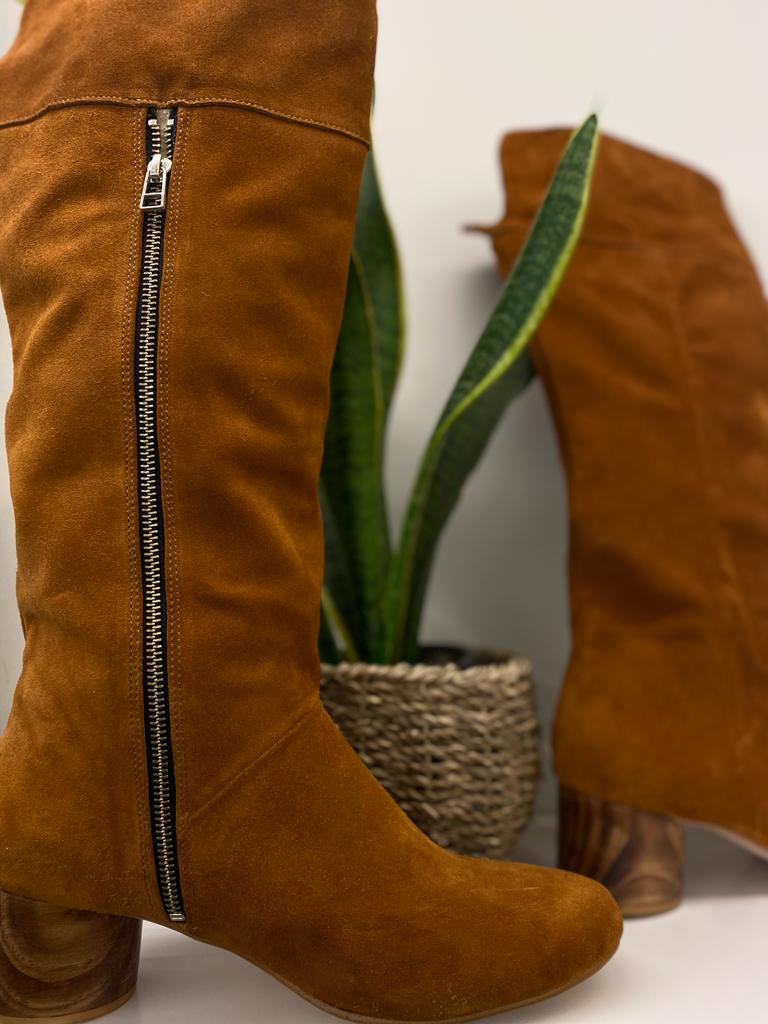 Jin Tall Boots Reno Golden Brown