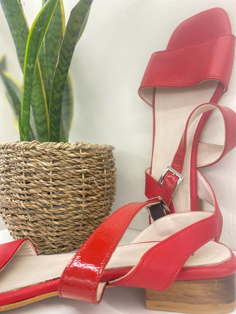 Sandalia Geo Rojo