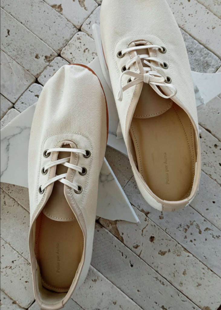 Zapatilla Canva Crudo