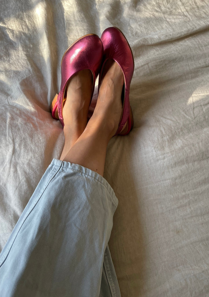 Slingback Folia Fuccia