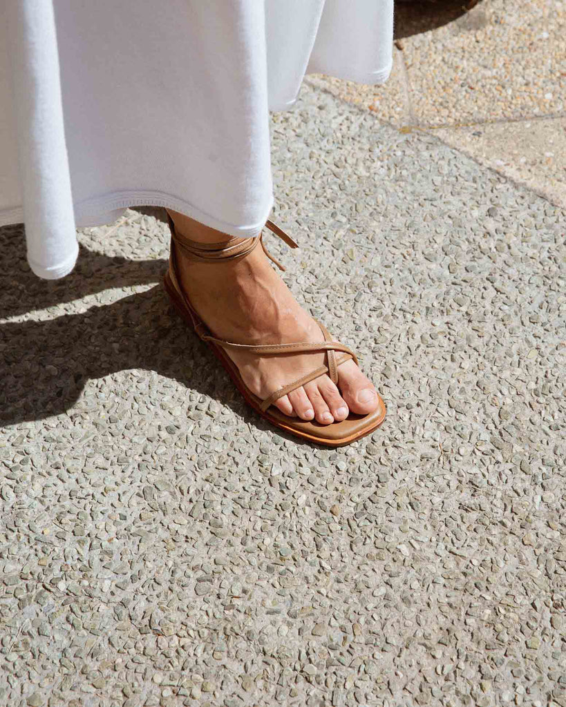 Strap Sandals, Toffee