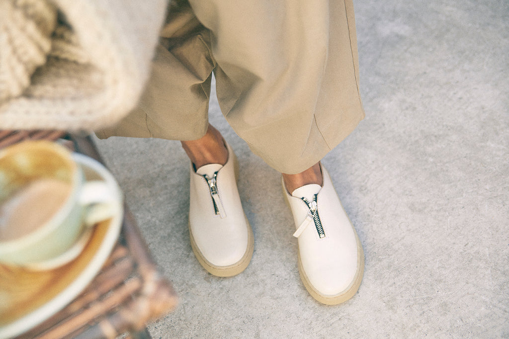zapatillas de cuero