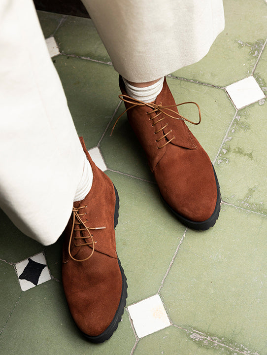 Lace Up Ankle Boots, Reno Roble